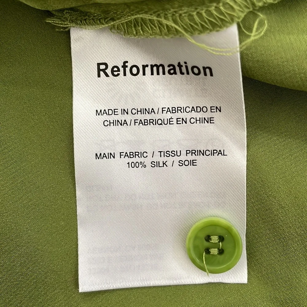 Reformation Alaine Silk Dress - Picture 7 of 8